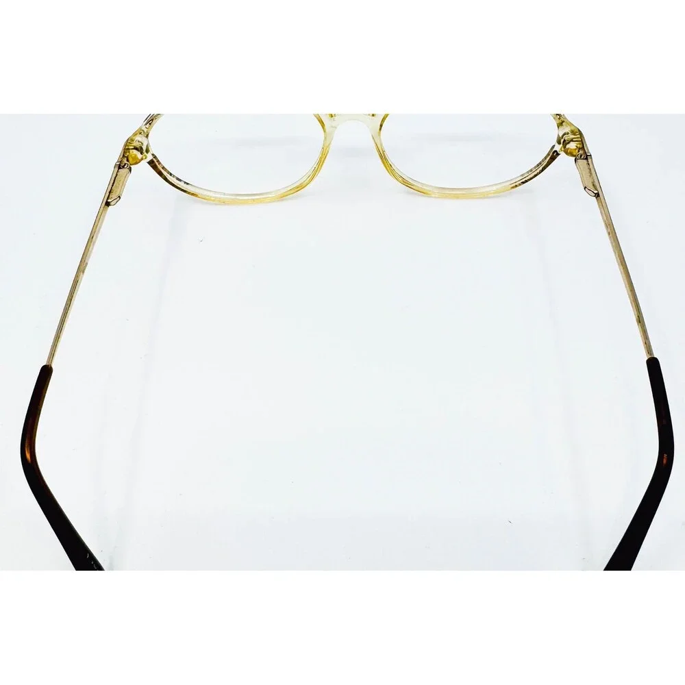 Gloria Vanderbilt Eyeglasses Women Gold Tone Oval Frame Zyloware 750 54-18-135